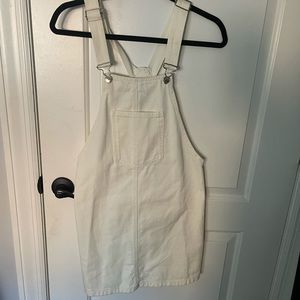 White Short Overalls